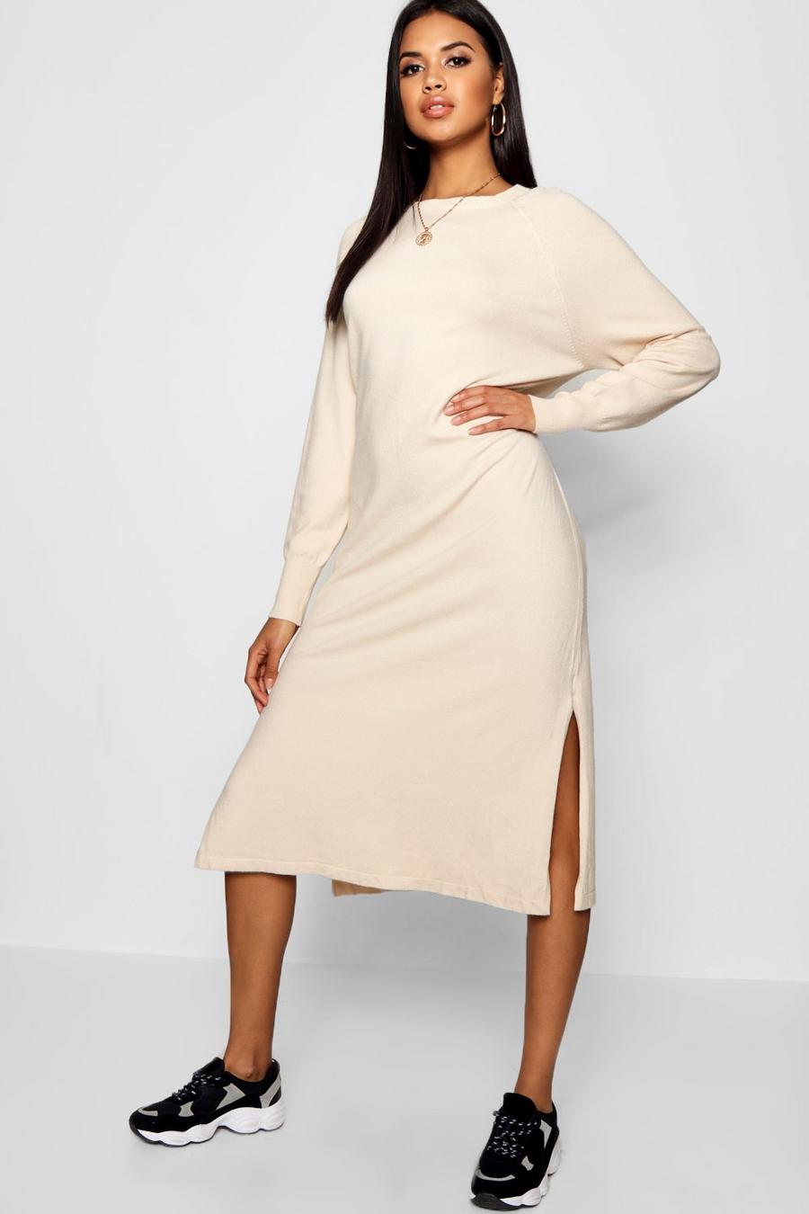 Stone Oversized Knitted Midaxi Dress image number 1