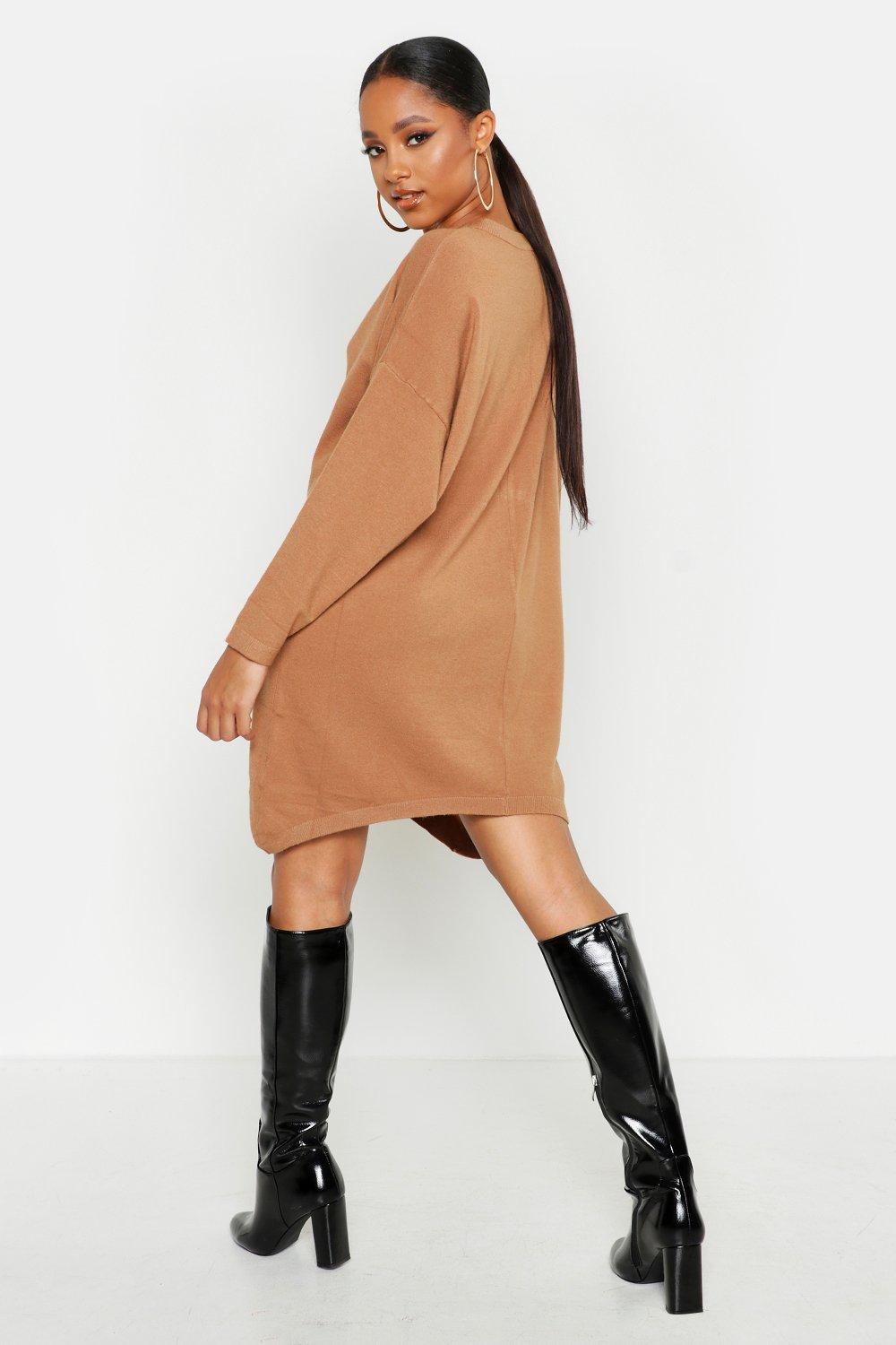 boyfriend sweater dress