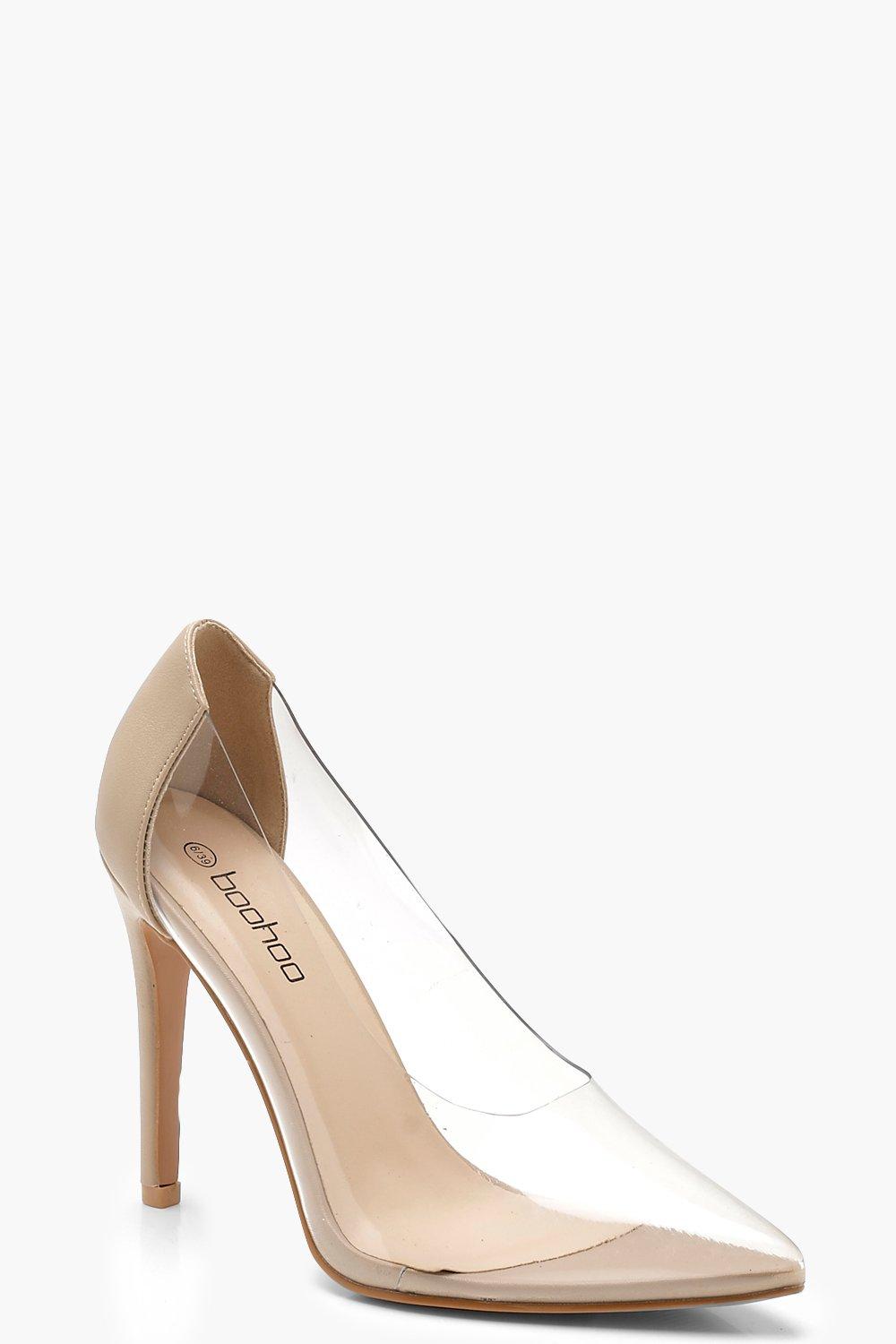 clear court heels