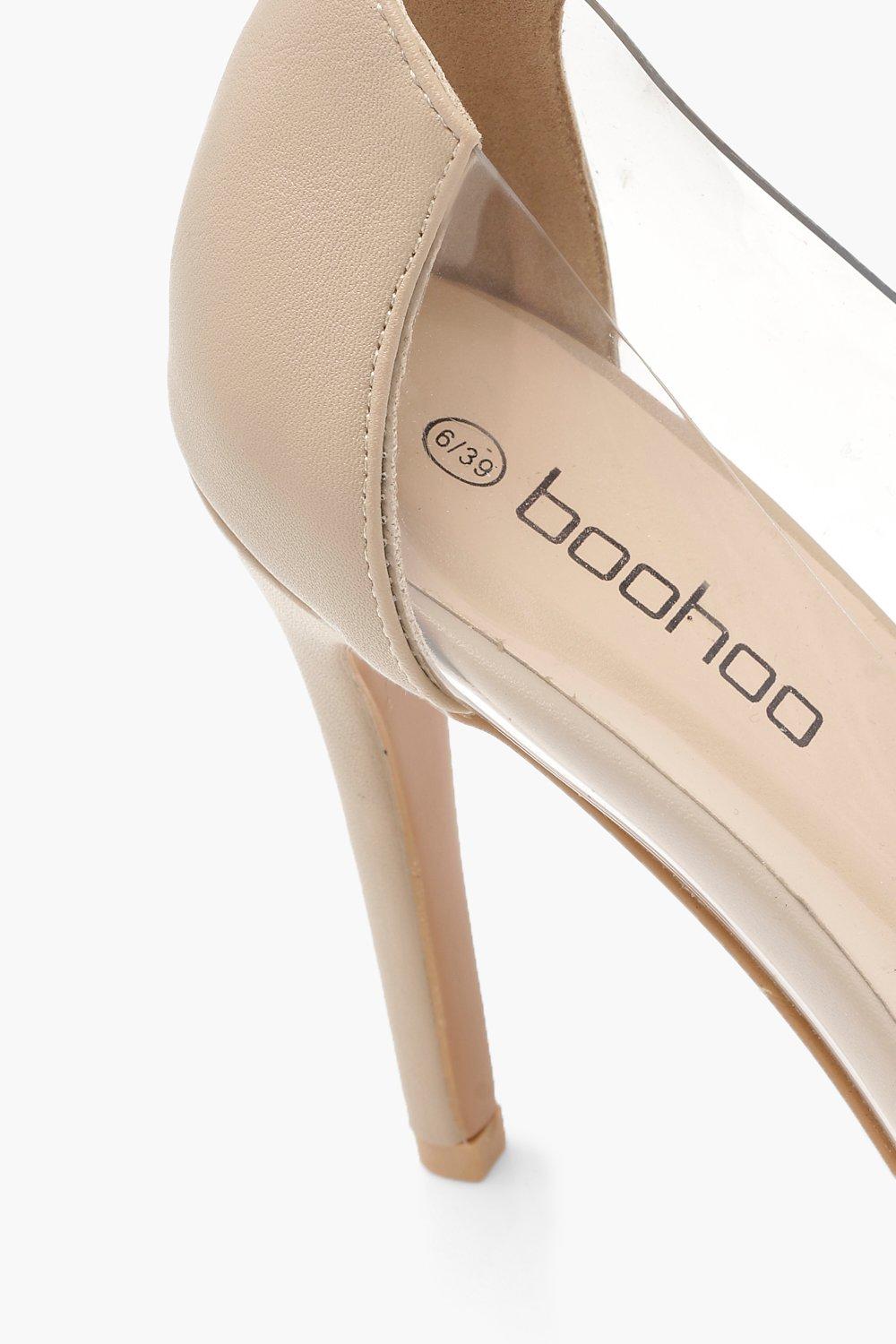 talons transparents boohoo