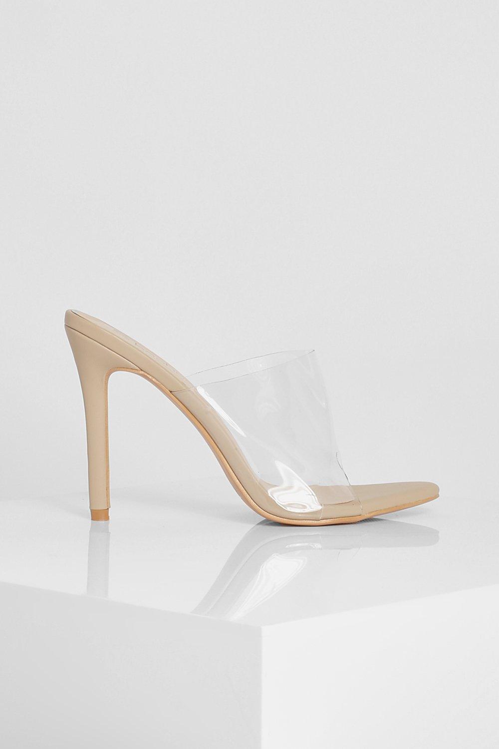 Boohoo hot sale clear shoes