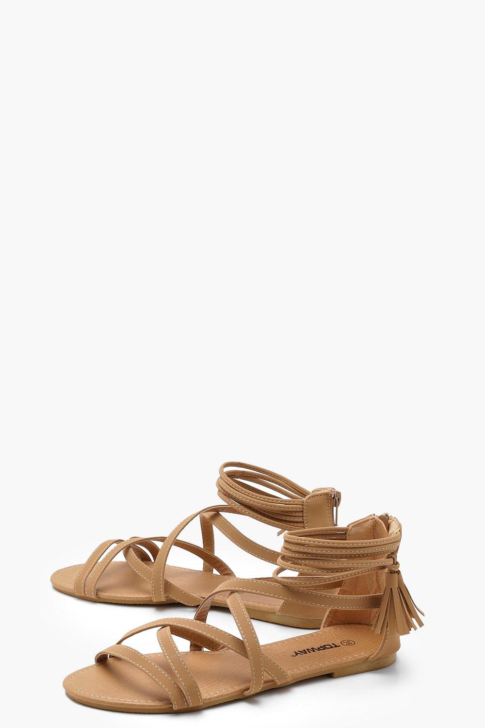 Sandalias estilo gladiador online mujer