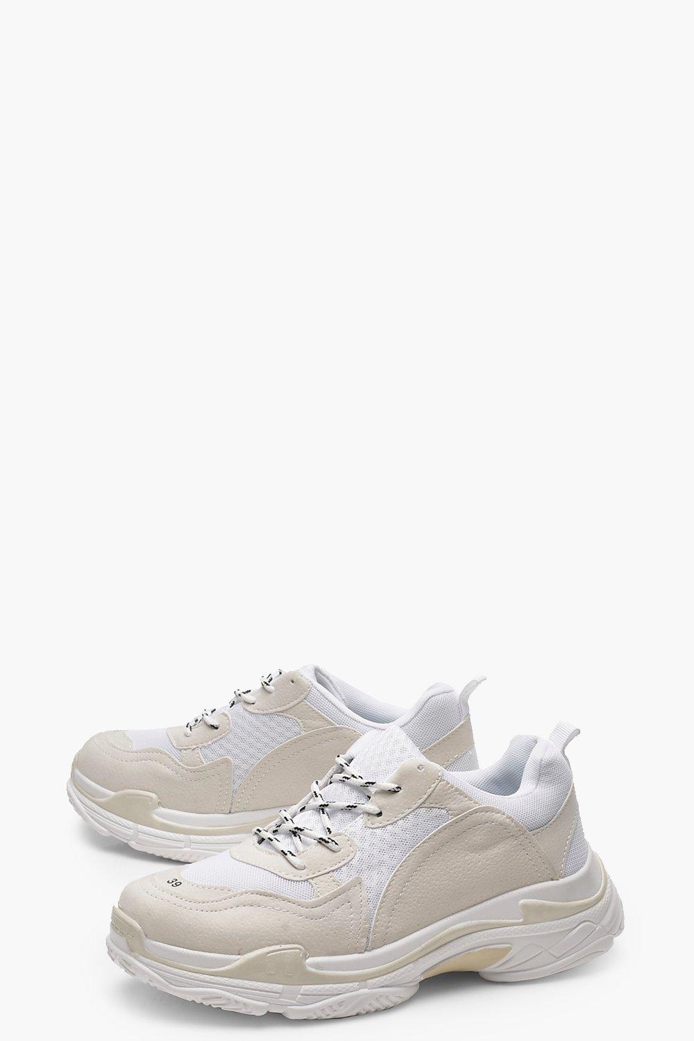 boohoo chunky trainers