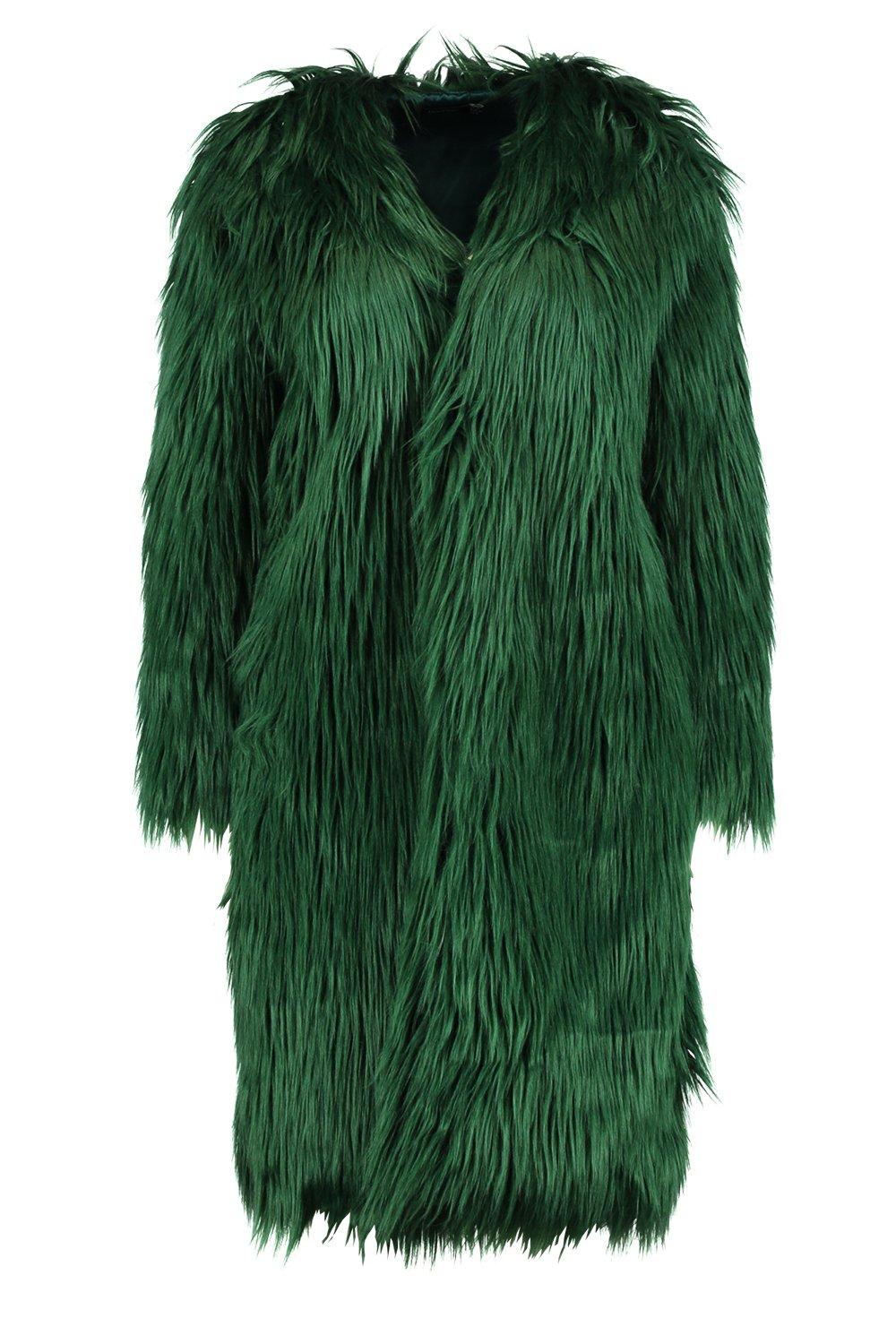 Shaggy Faux Fur Coat