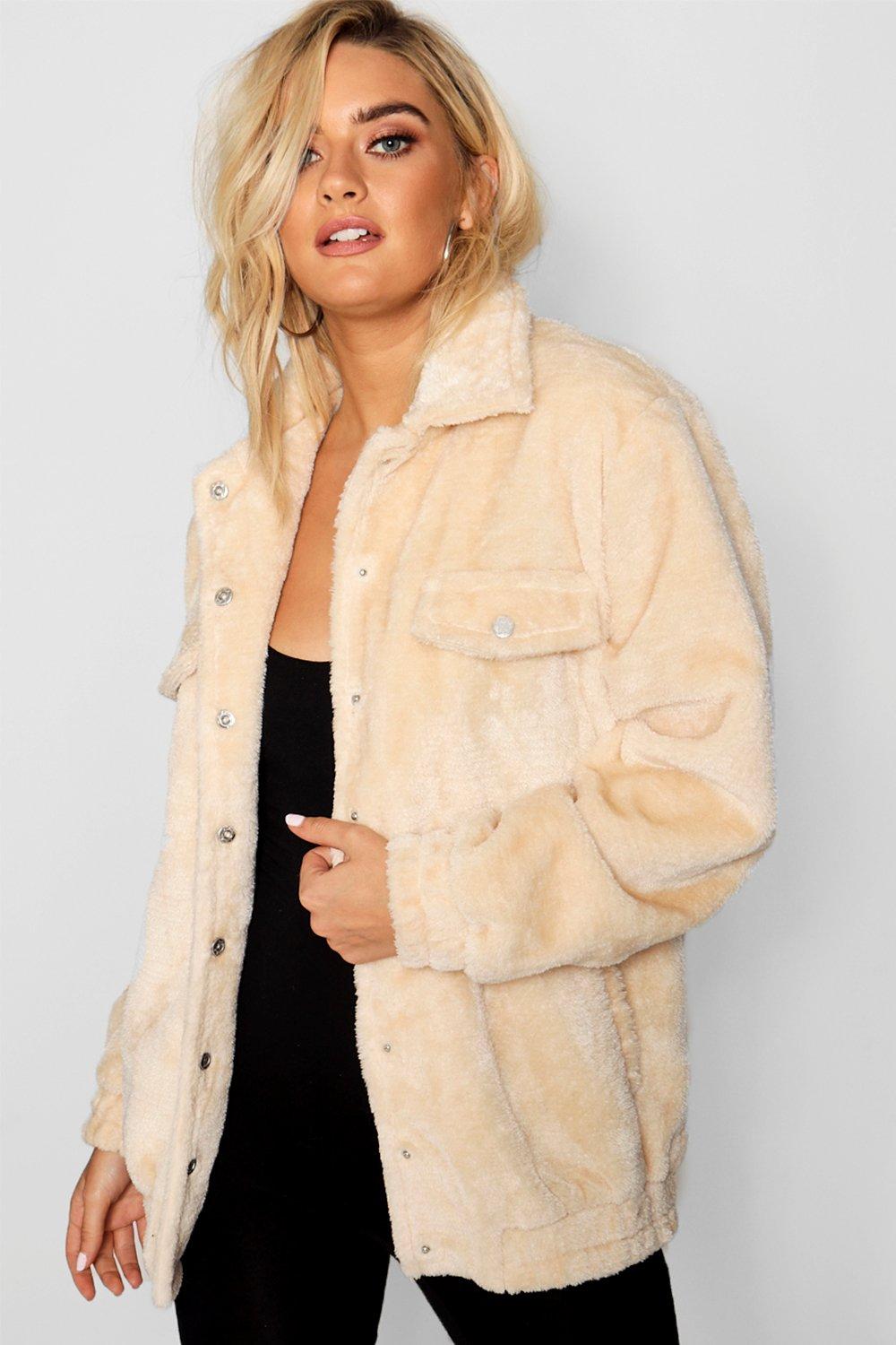 fur trucker jacket