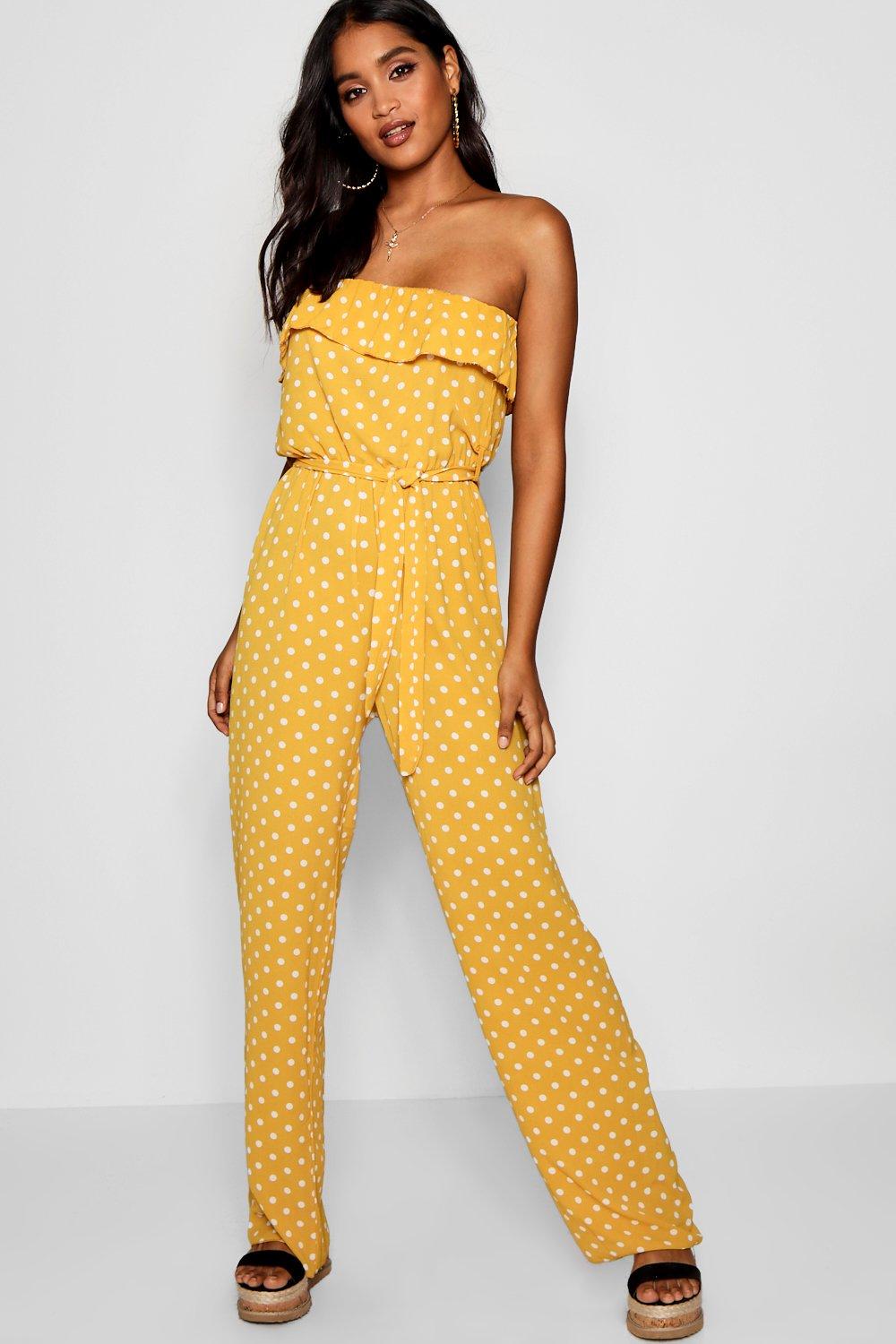 boohoo bardot jumpsuit