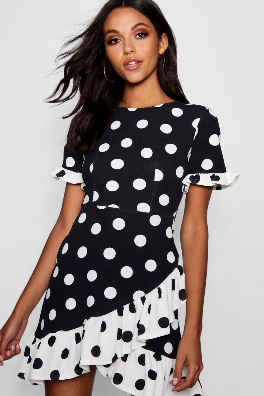 polka dot shift dress uk