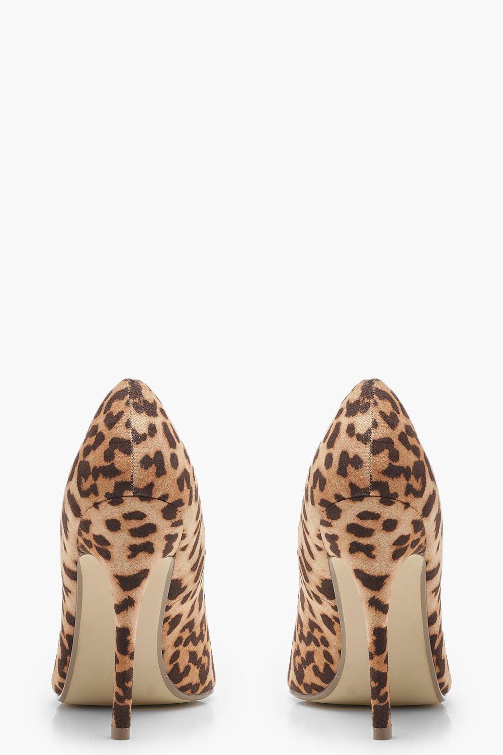 Zapatos de con estampado de leopardo boohoo