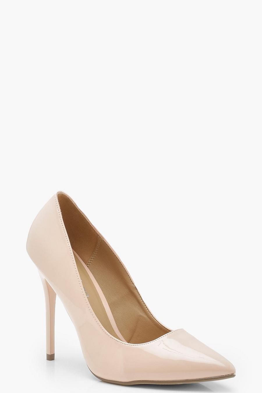 Nude Skin Tone Court Shoes image number 1