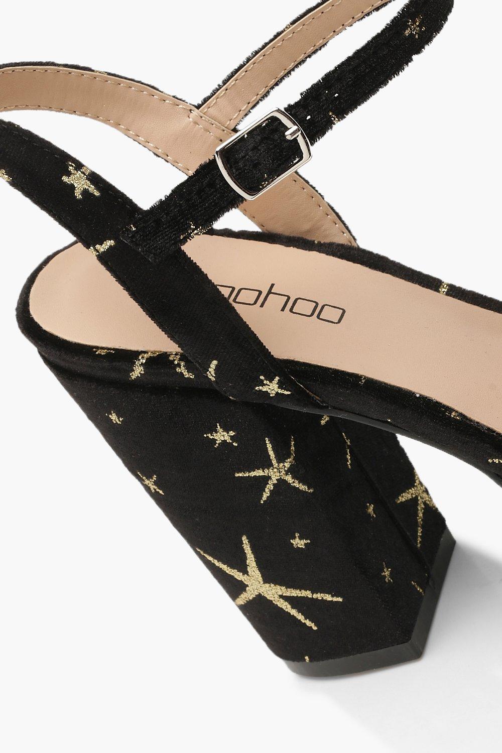 Star shop platform heels