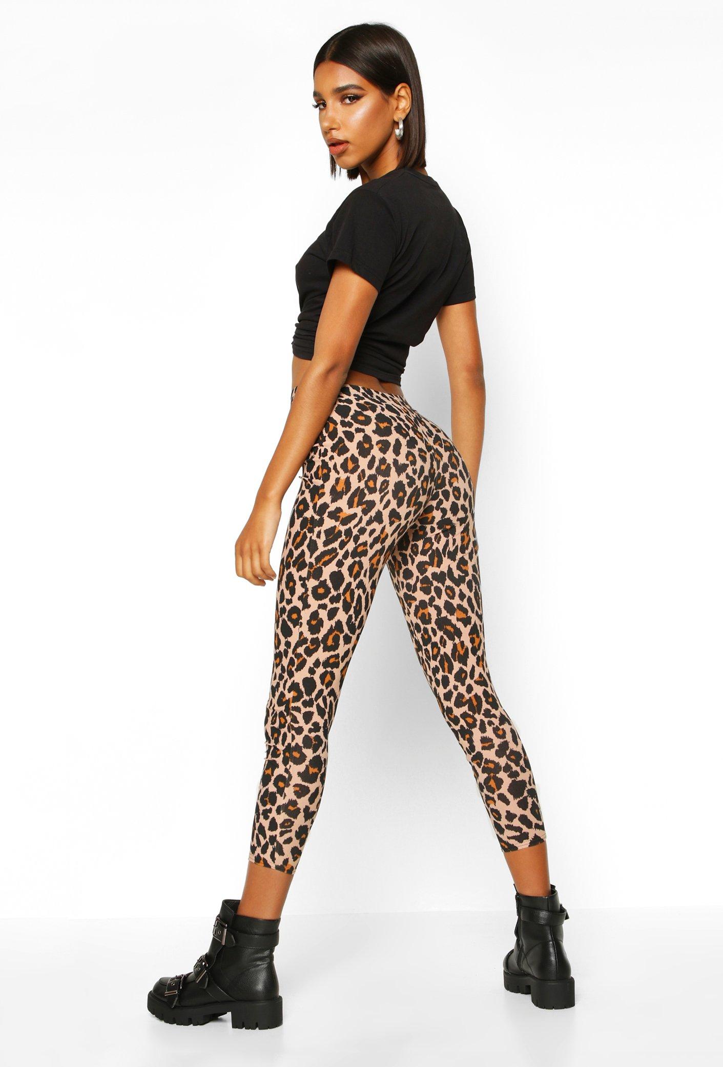 leopard print skinny pants