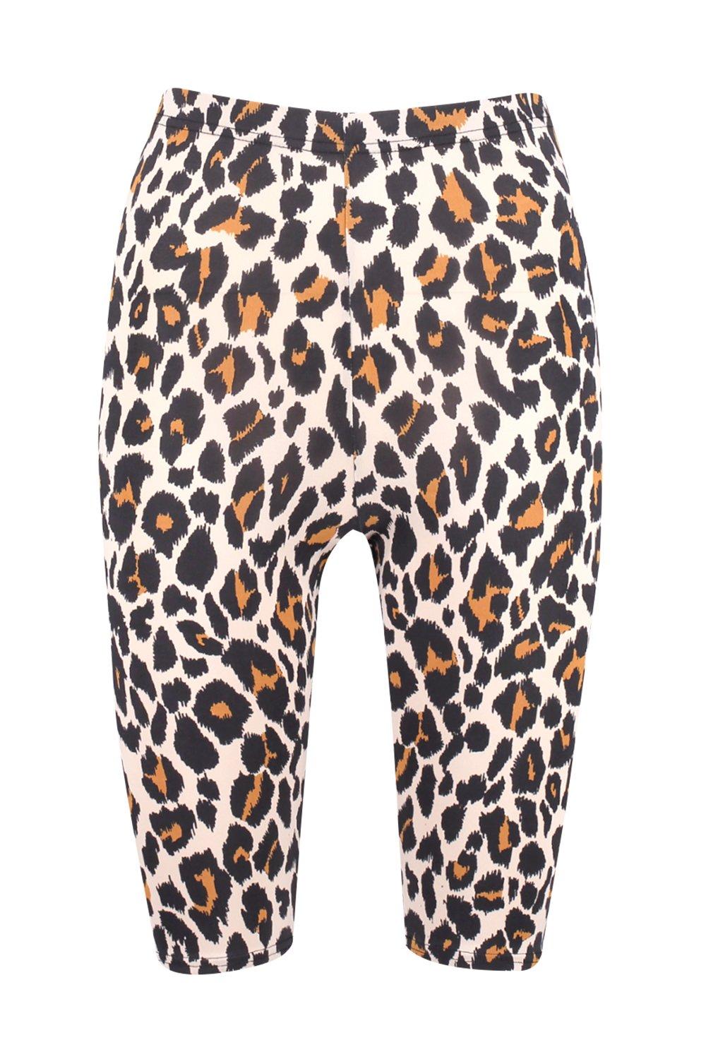 leopard print cycling kit