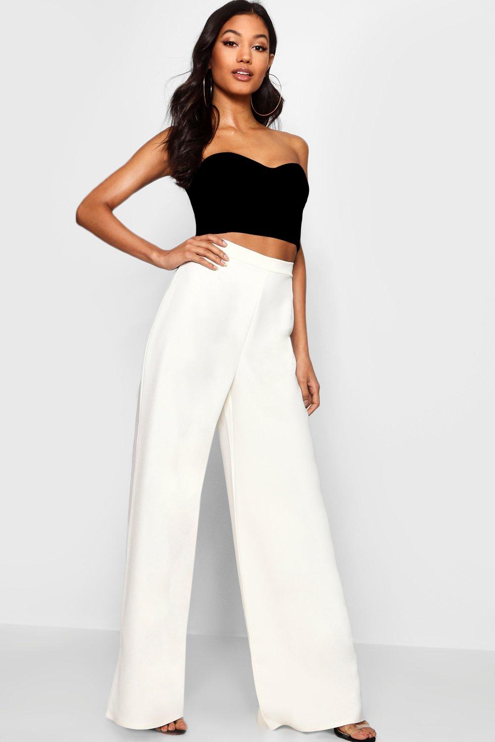 boohoo high waisted trousers