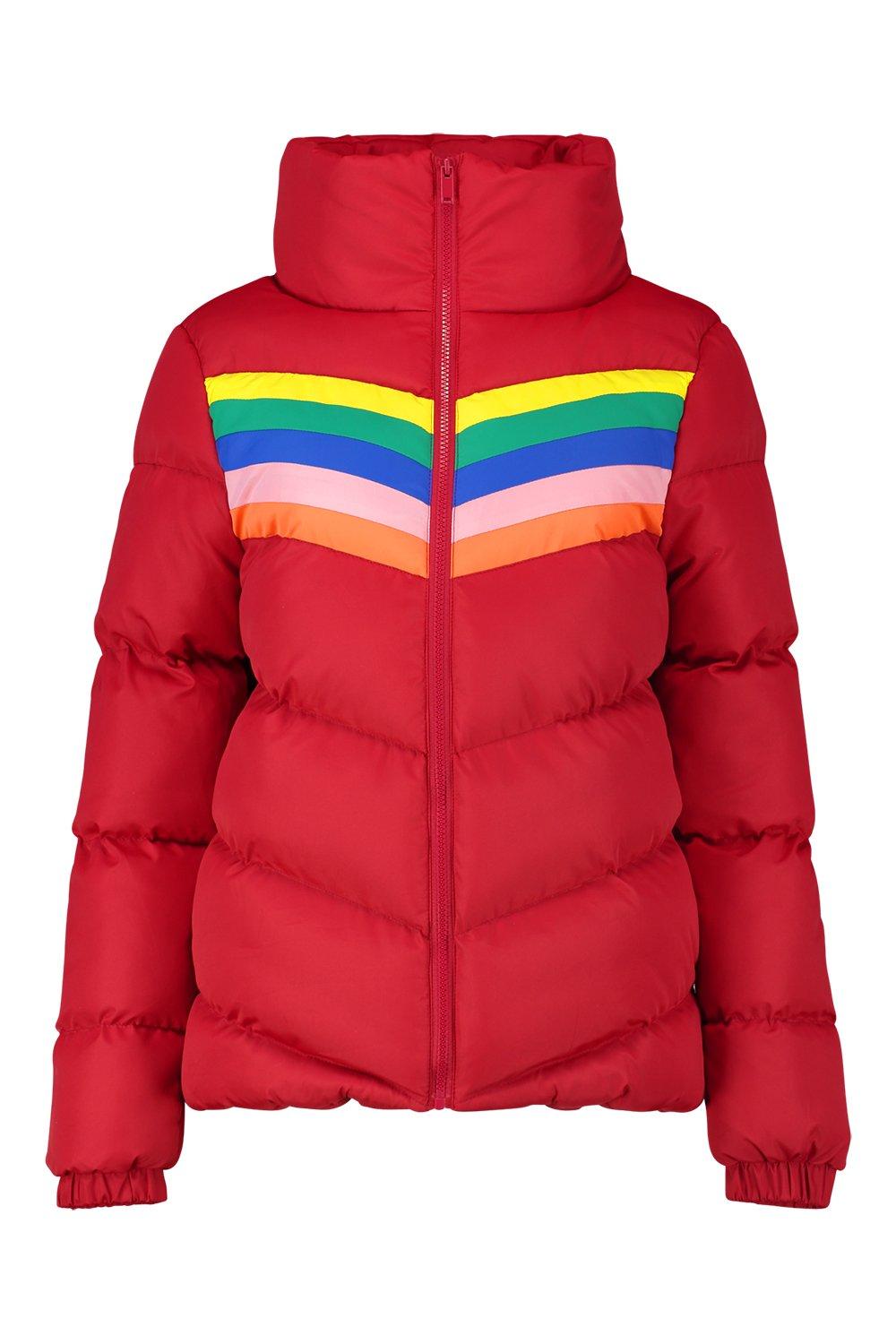 Rainbow Puffer Jacket