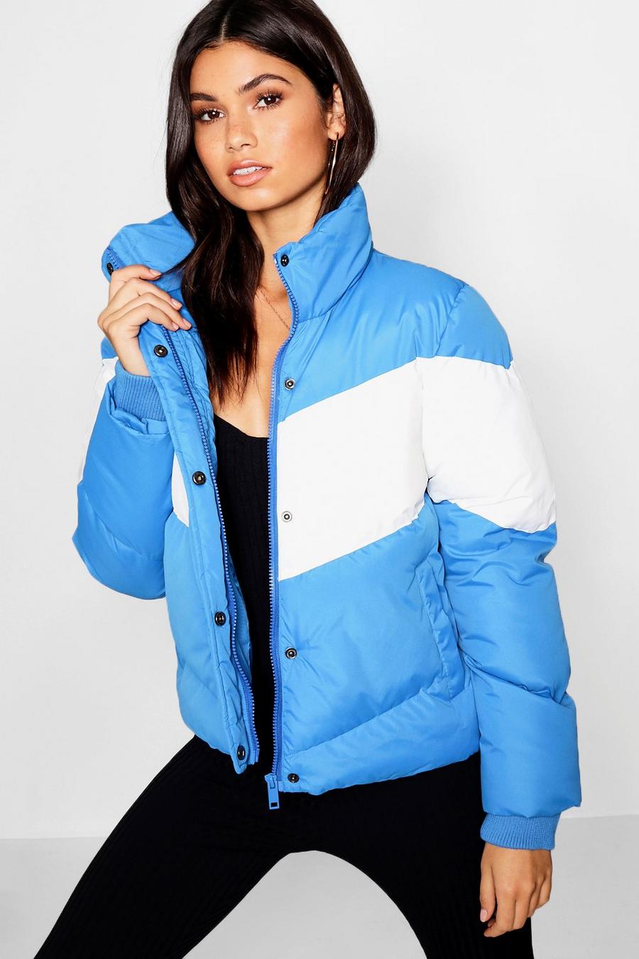 Colour Block Puffer Jacket image number 1