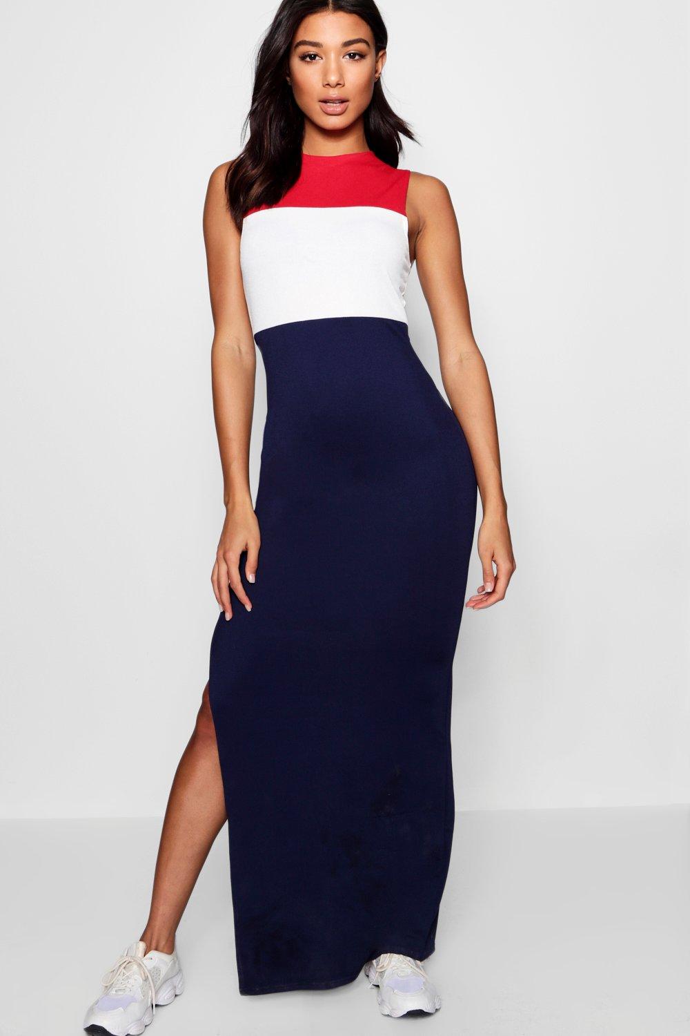 colour block maxi dresses uk