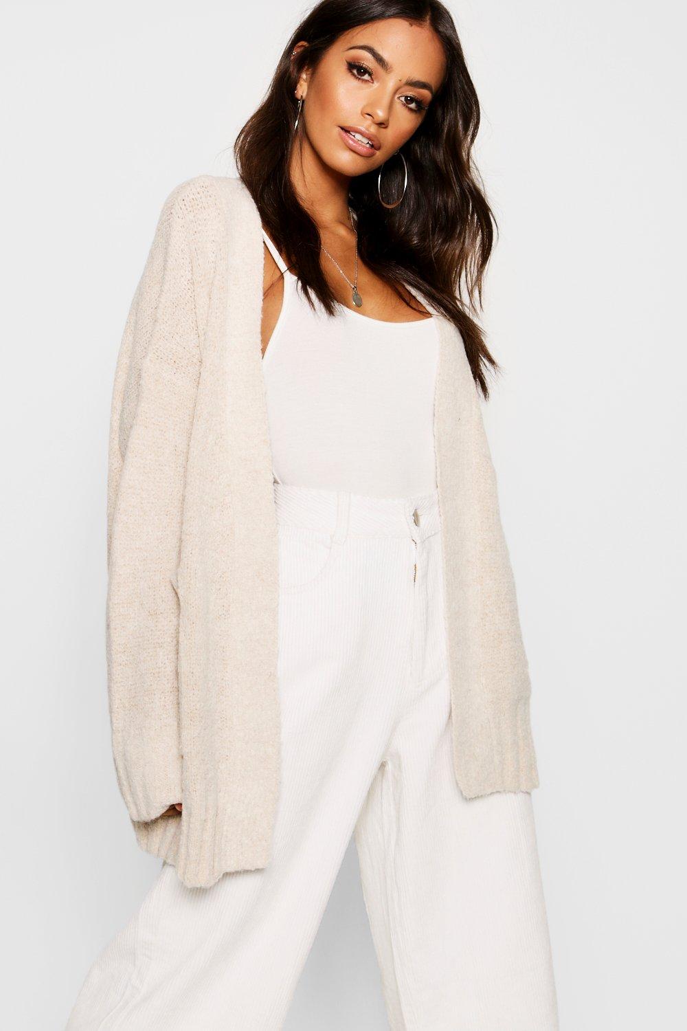 chunky boxy cardigan