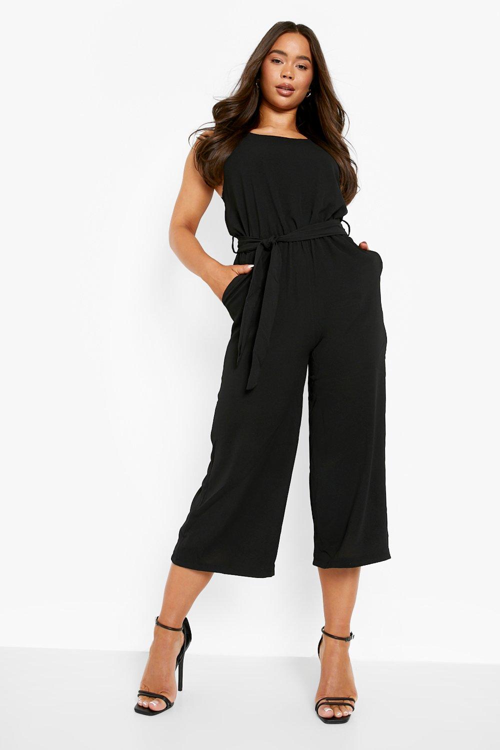 black culotte playsuit