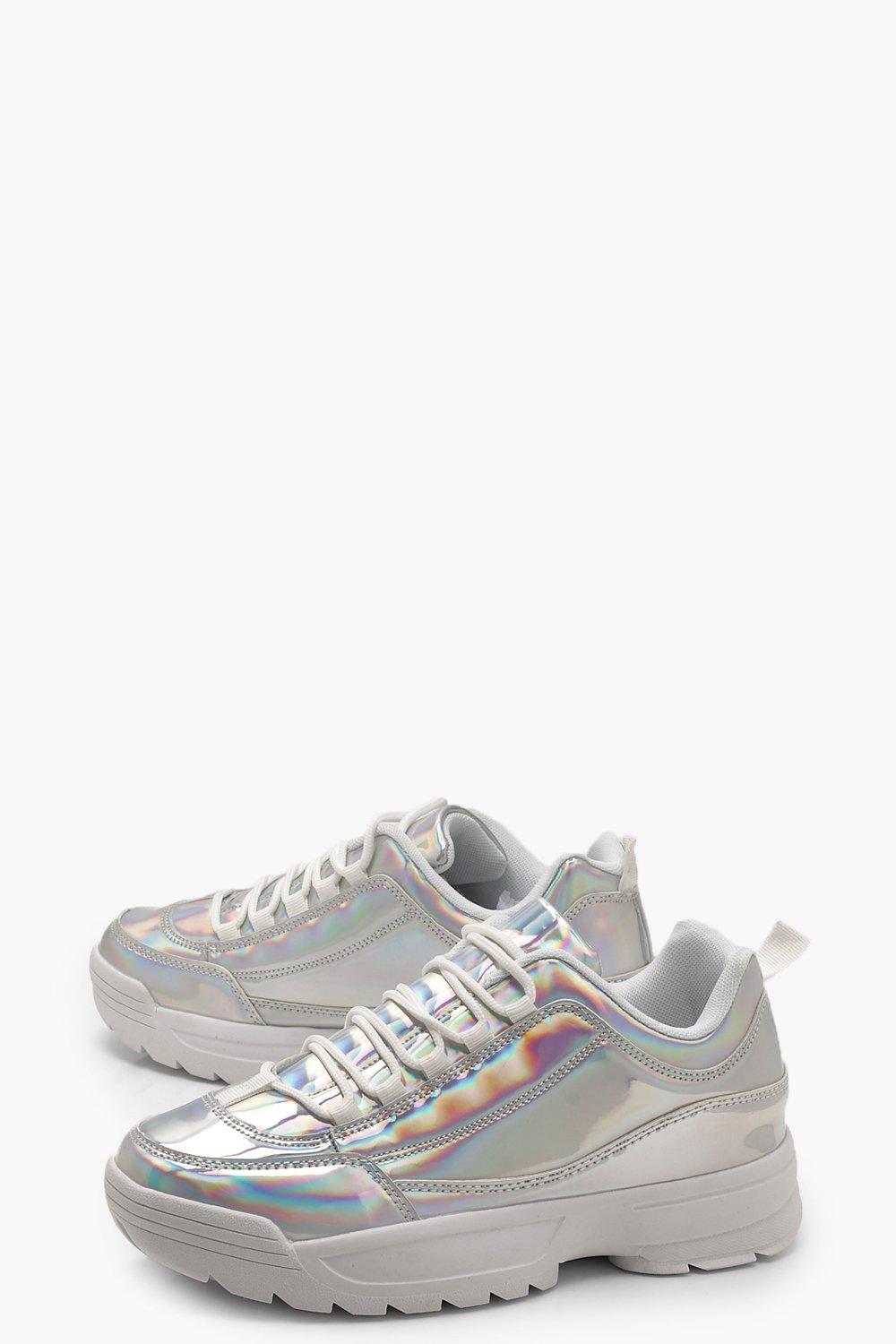 Holographic Chunky Sneakers