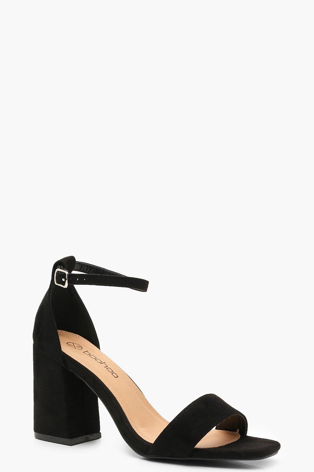 Extra wide shop block heel shoes