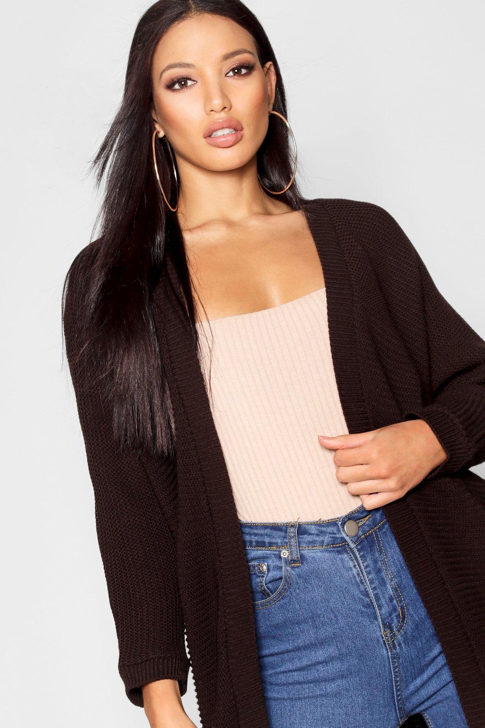 Boohoo long outlet black cardigan