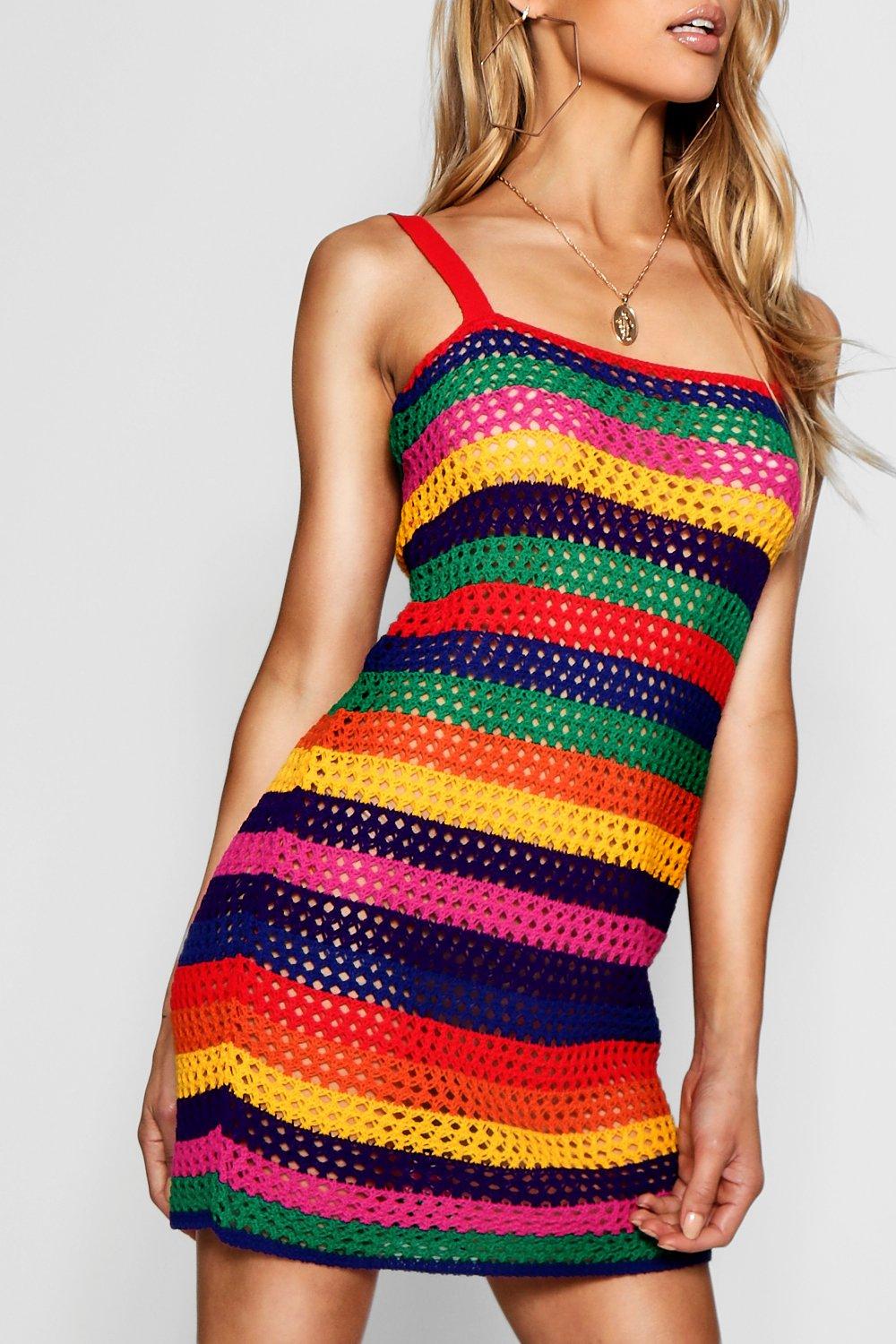 Rainbow crochet outfit hotsell