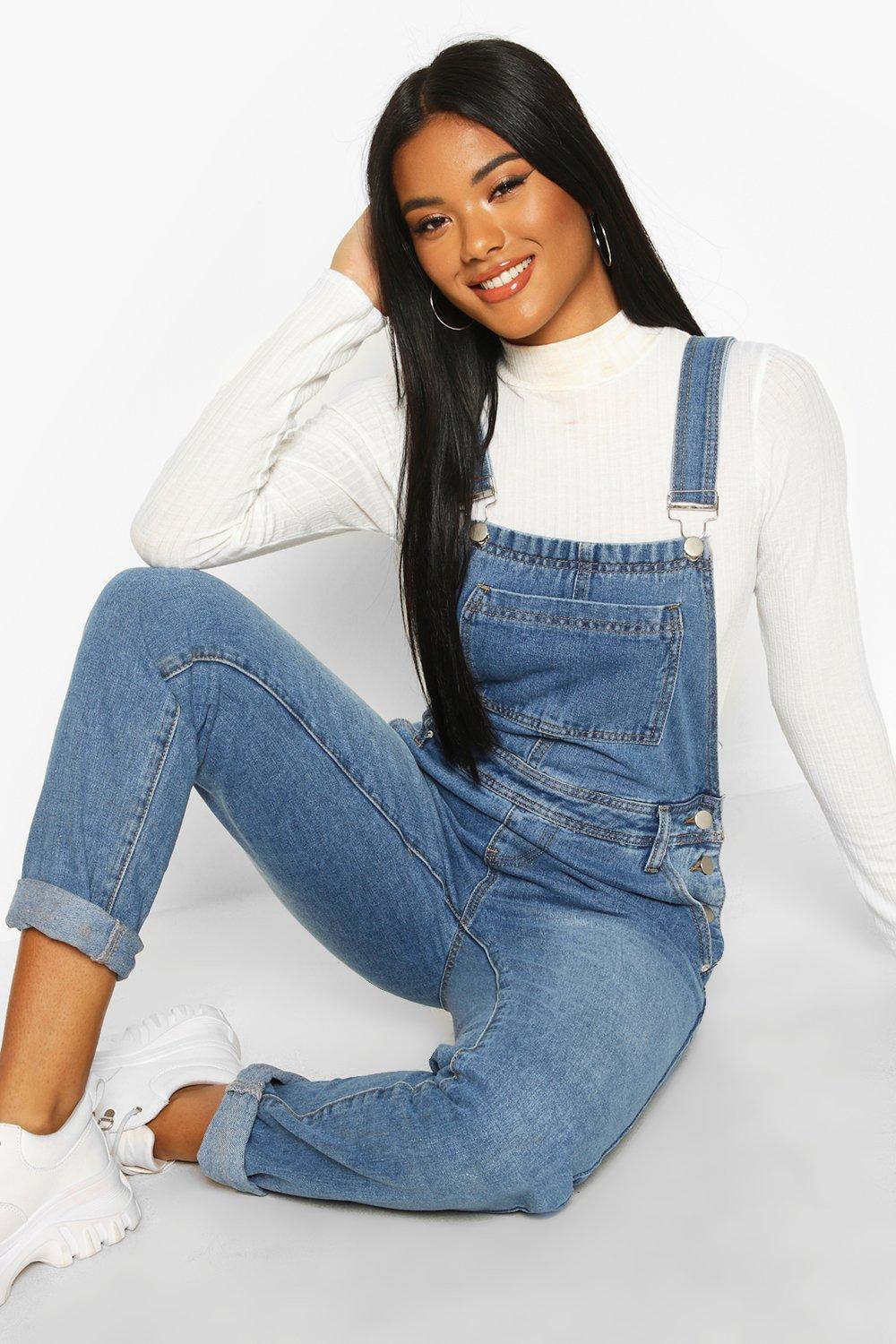 boohoo boyfriend dungarees