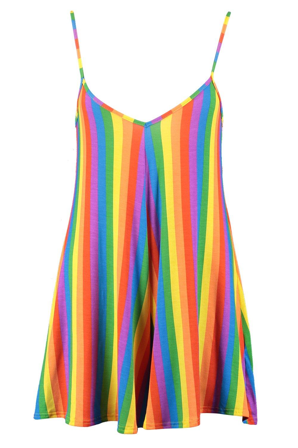 rainbow jumpsuit boohoo