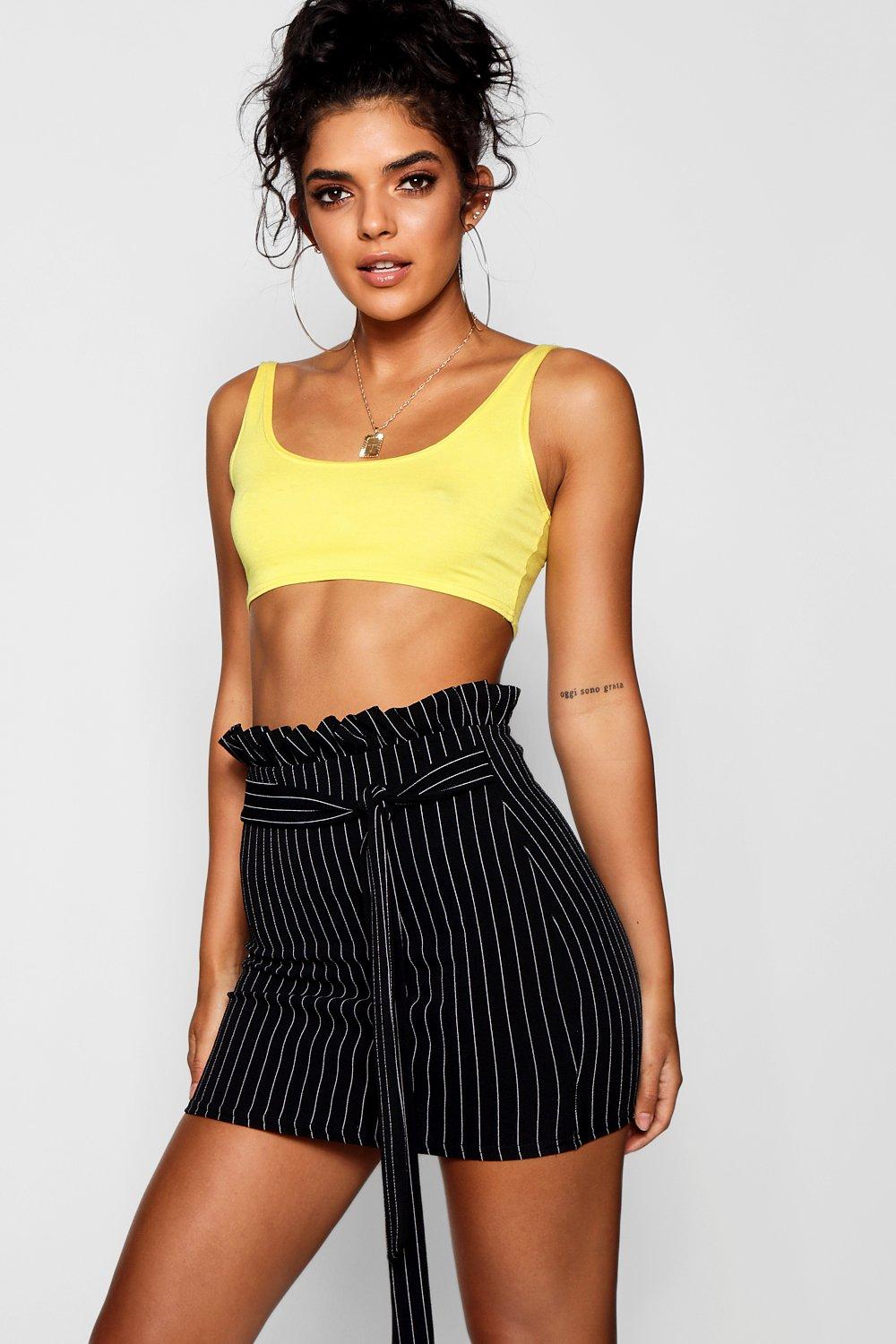 boohoo paperbag skirt