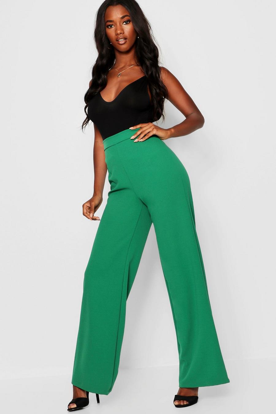 Pantalon coupe large Tara, Emerald image number 1