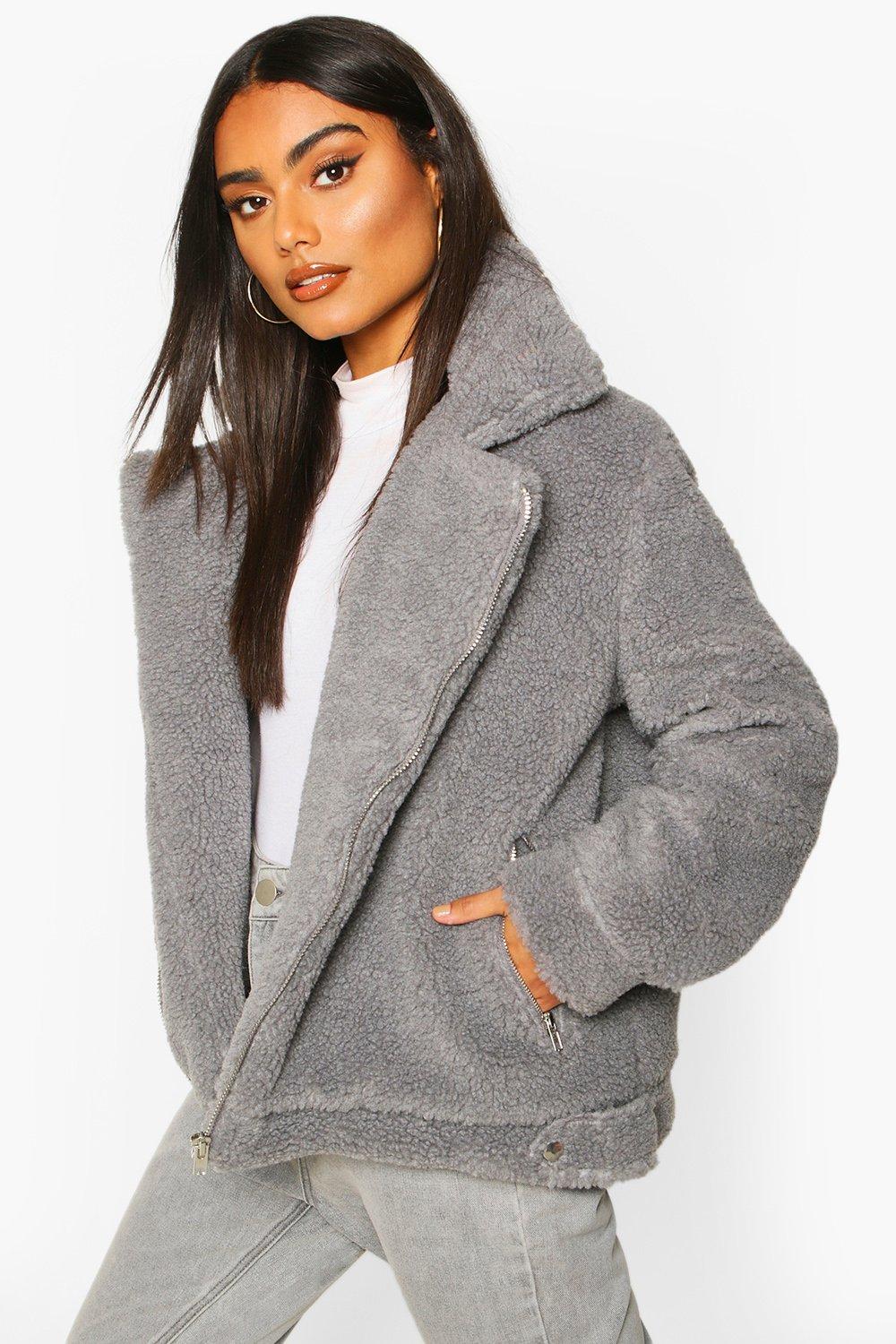 Womens Teddy Bear Coats Teddy Borg Jackets Boohoo Uk