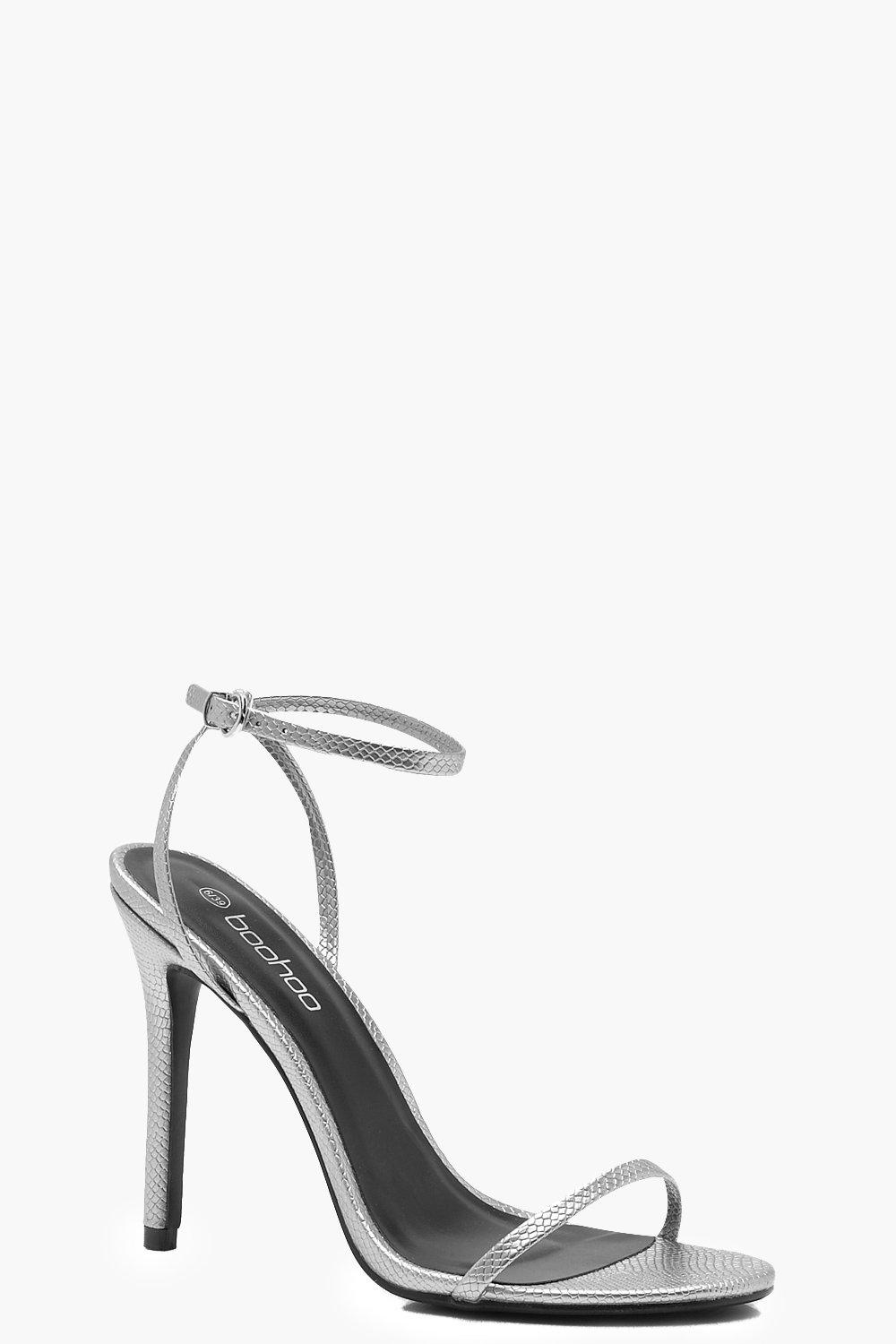 white one strap heels