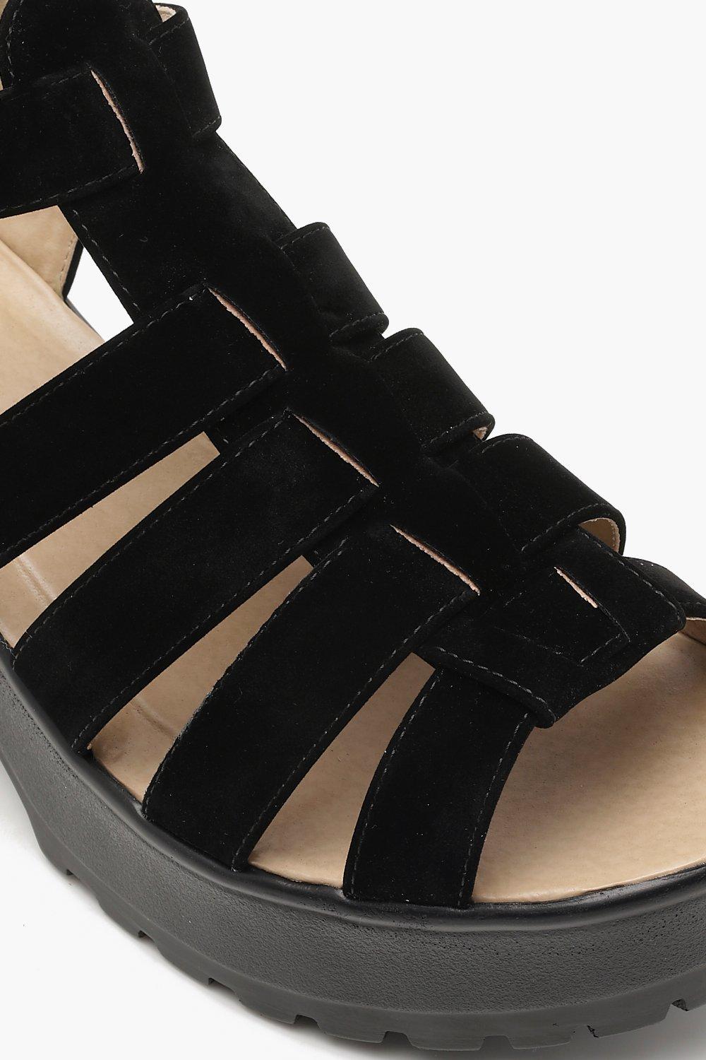 Wide Width Tie Front Slip On Sandals