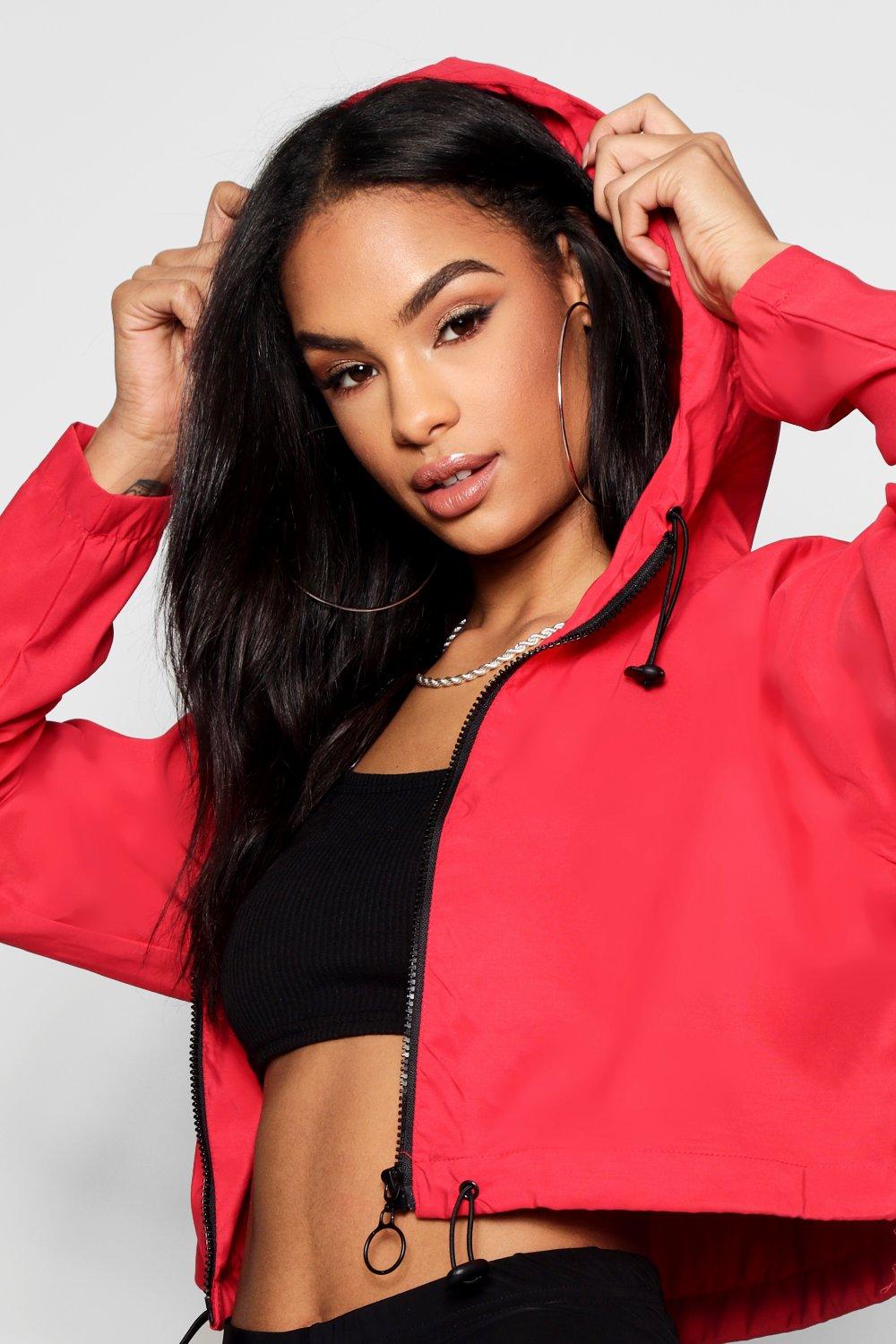 Windbreaker jacket womens clearance boohoo