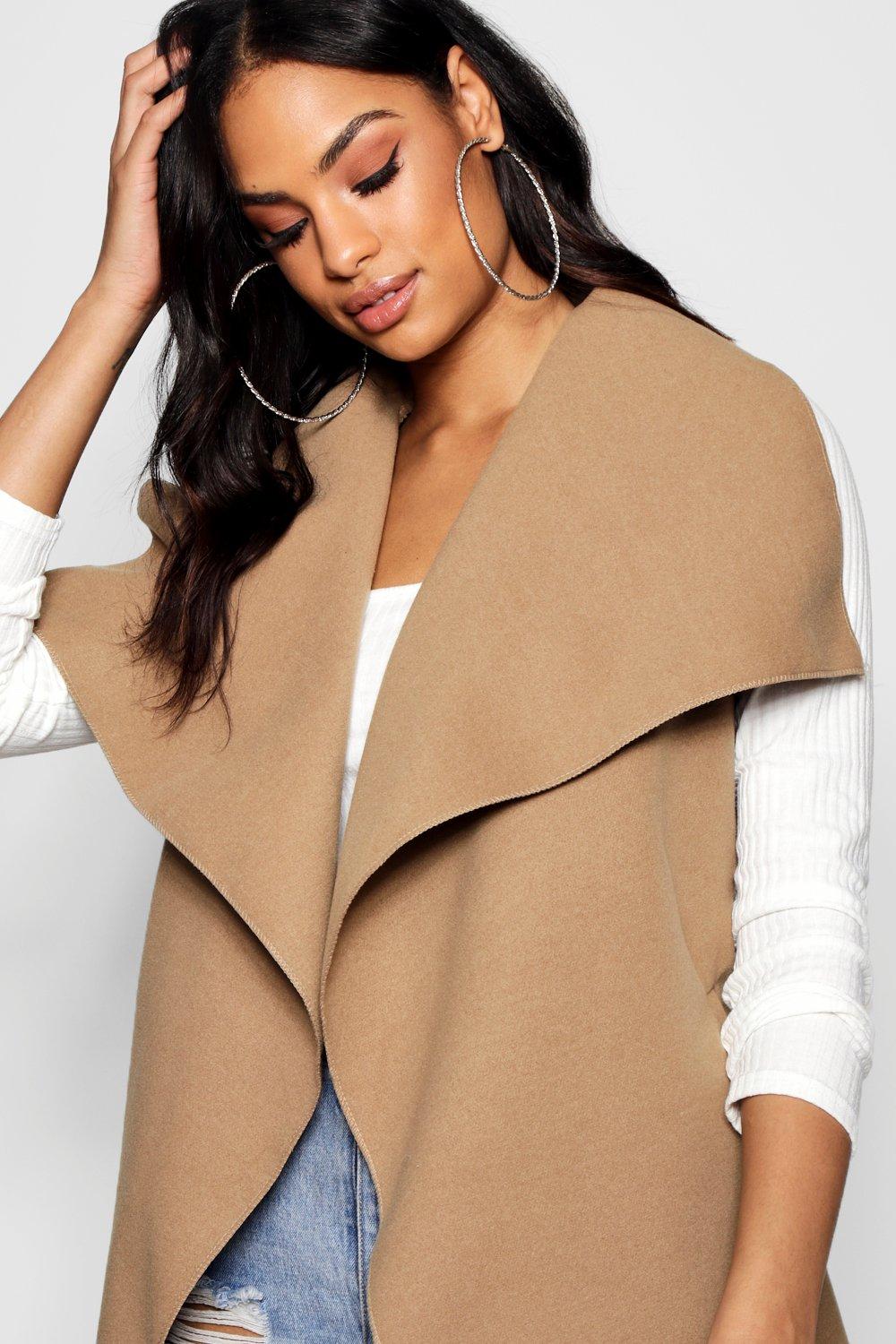 Boohoo hotsell waterfall coat