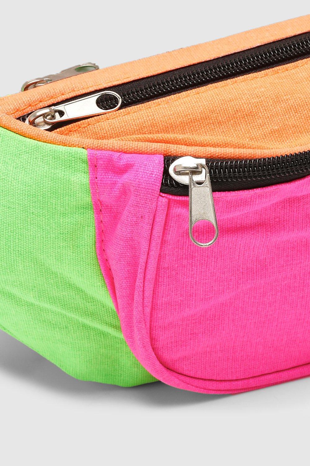 Neon bum bag shop primark