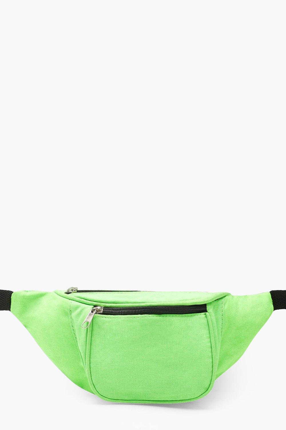 green bum bag