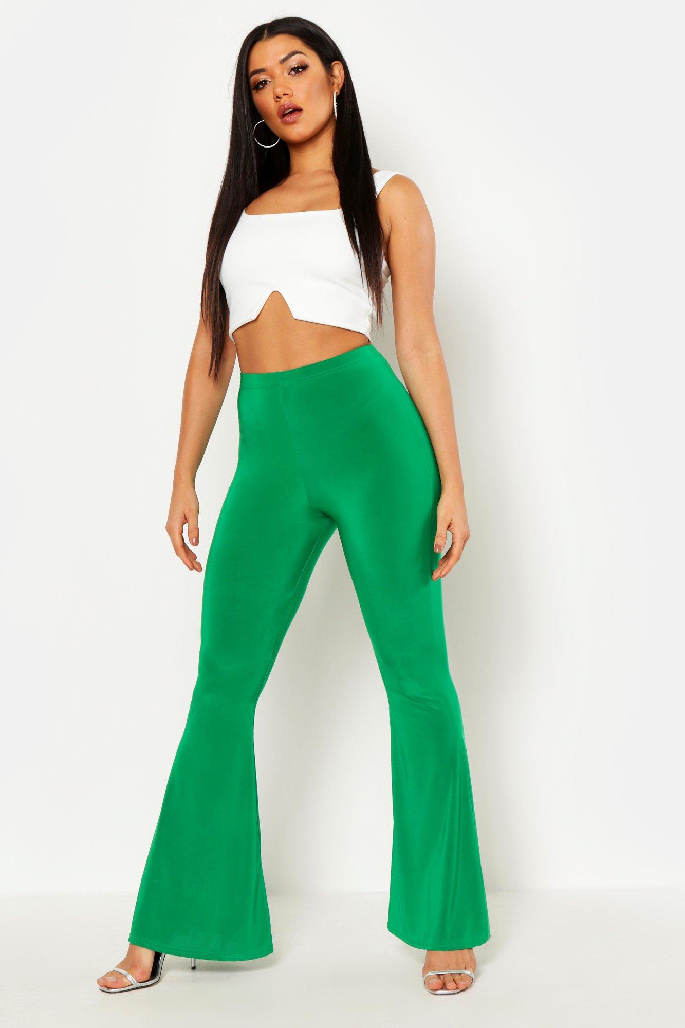 green pants