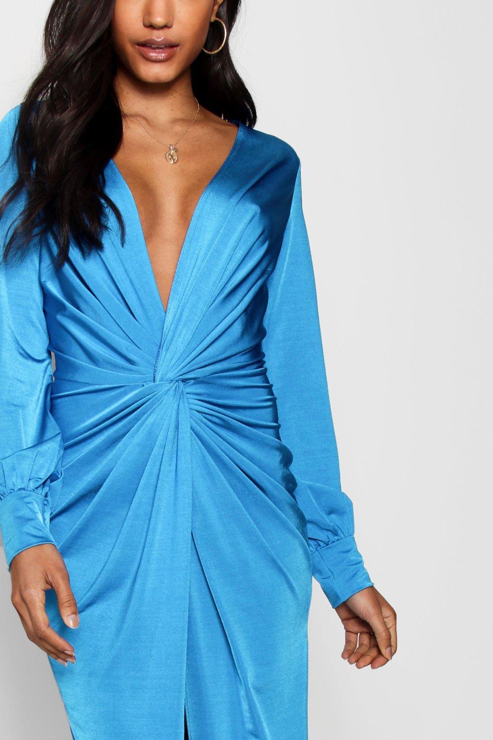 Front plunge outlet dress