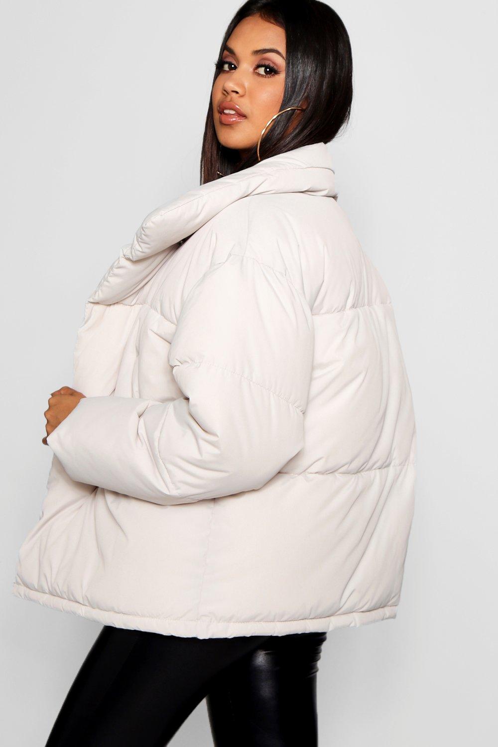 Funnel wrap on sale neck puffer jacket