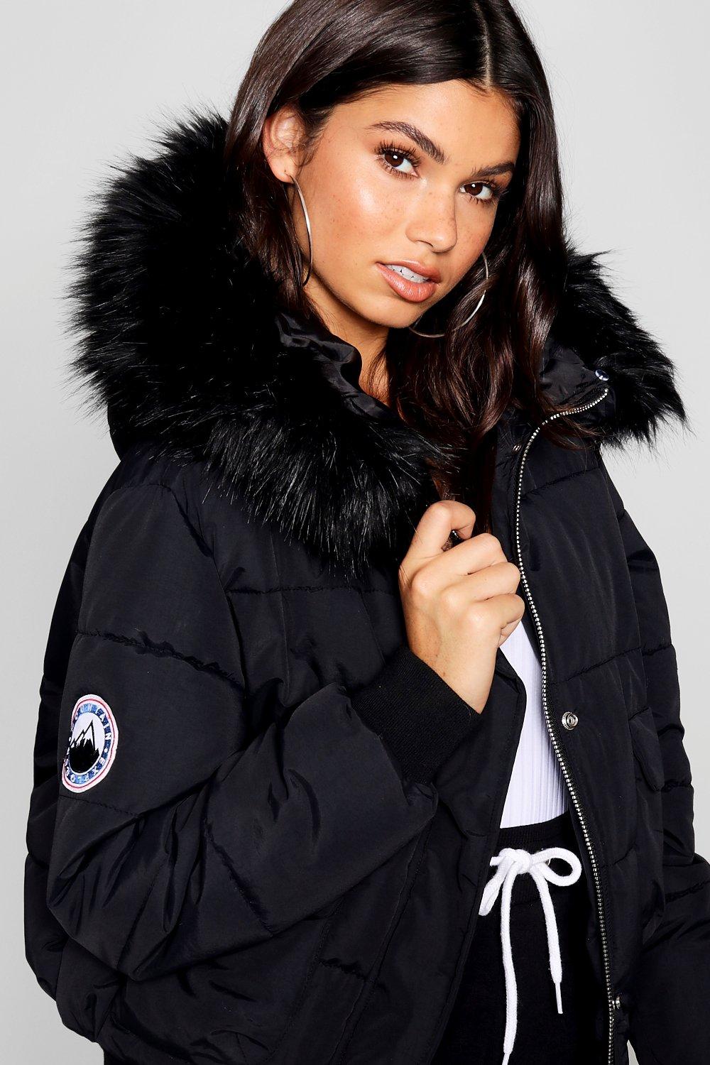 Mango jacket WOMEN FASHION Jackets Fur discount 43% Black M 