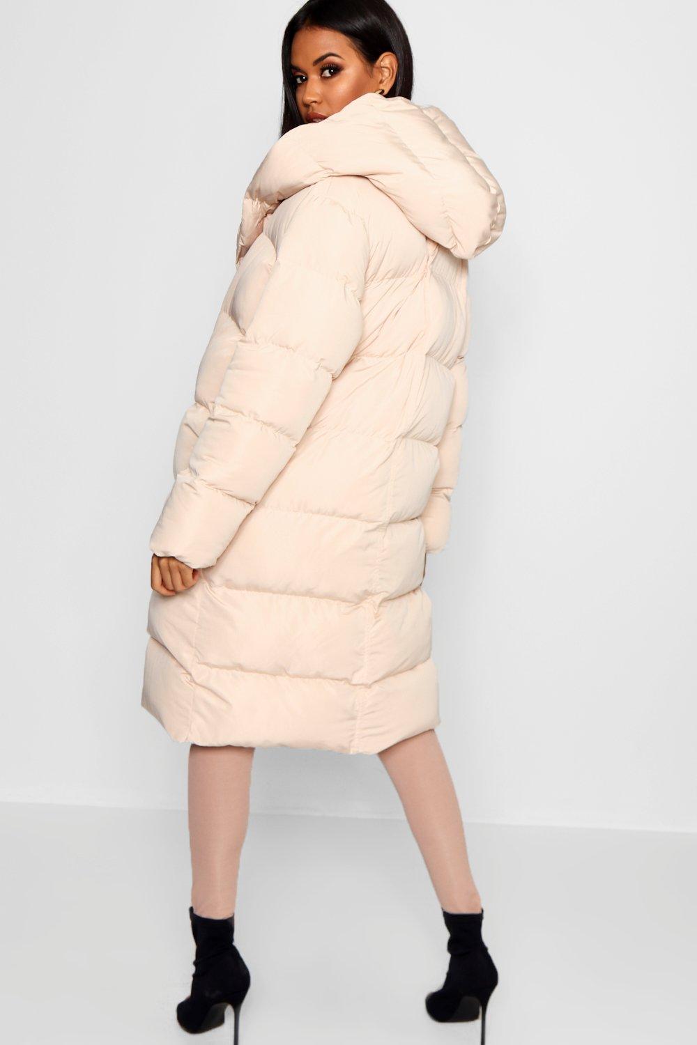 wrap duvet coat