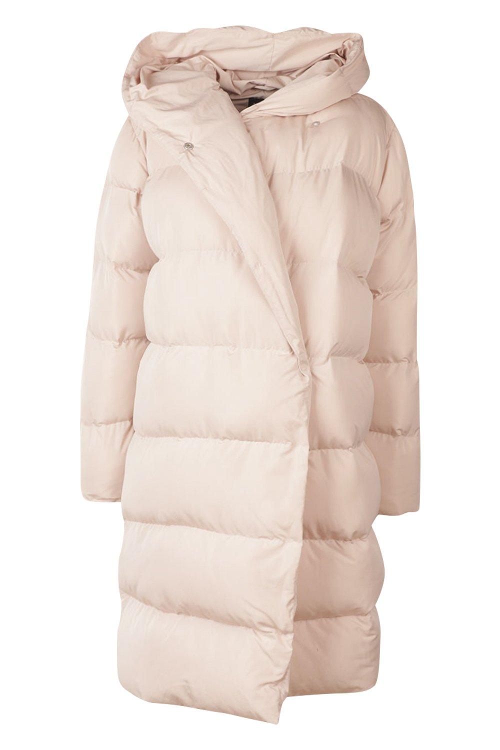 wrap duvet coat