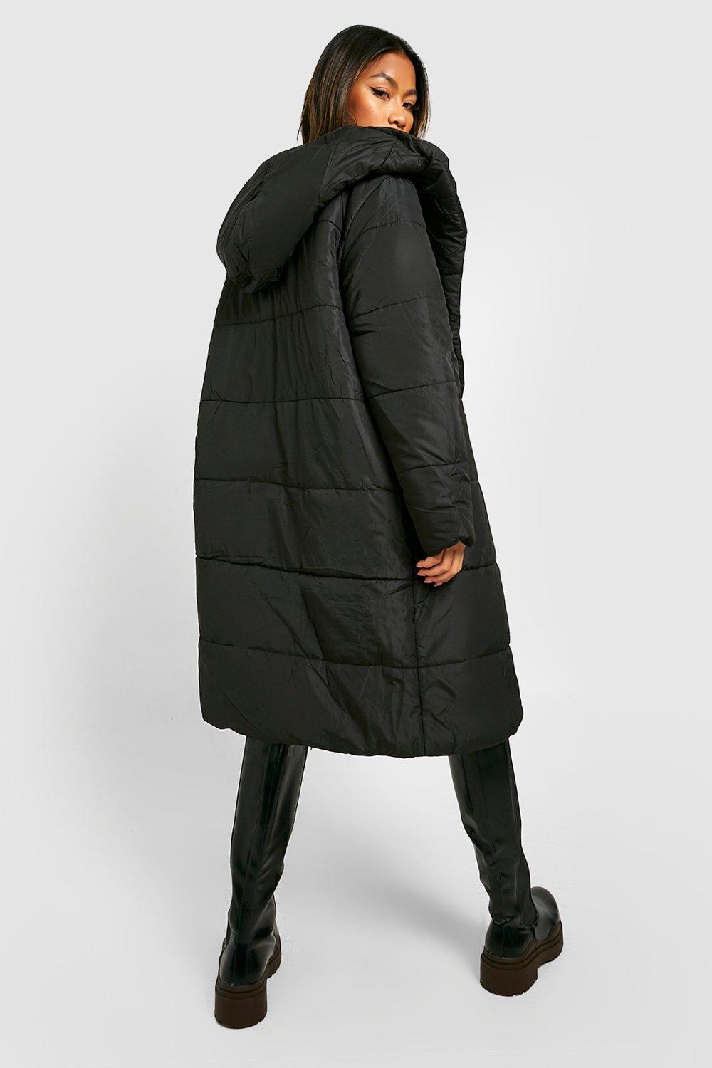 wrap duvet coat