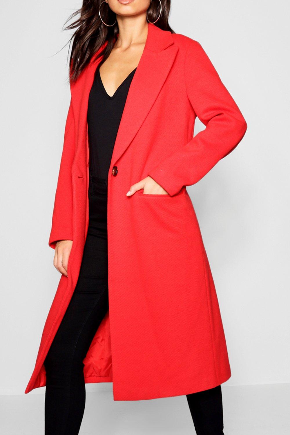 Boohoo on sale tailored coat