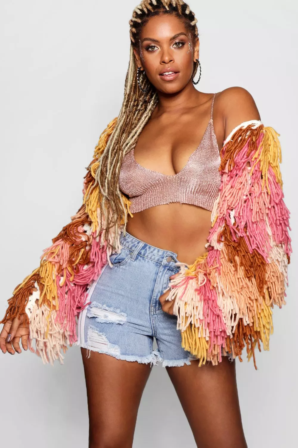 Boohoo clearance shaggy cardigan