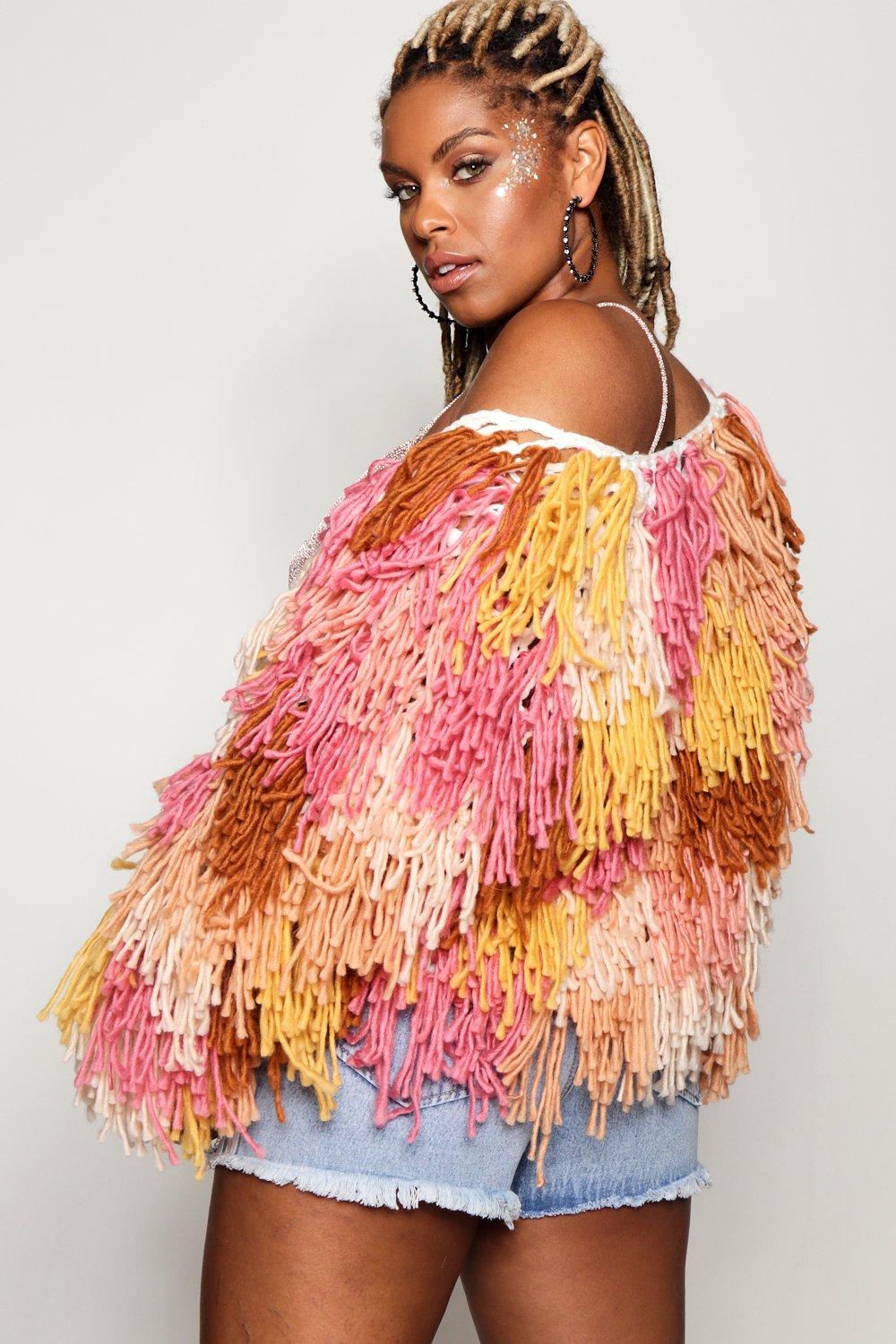 multi coloured cardigan