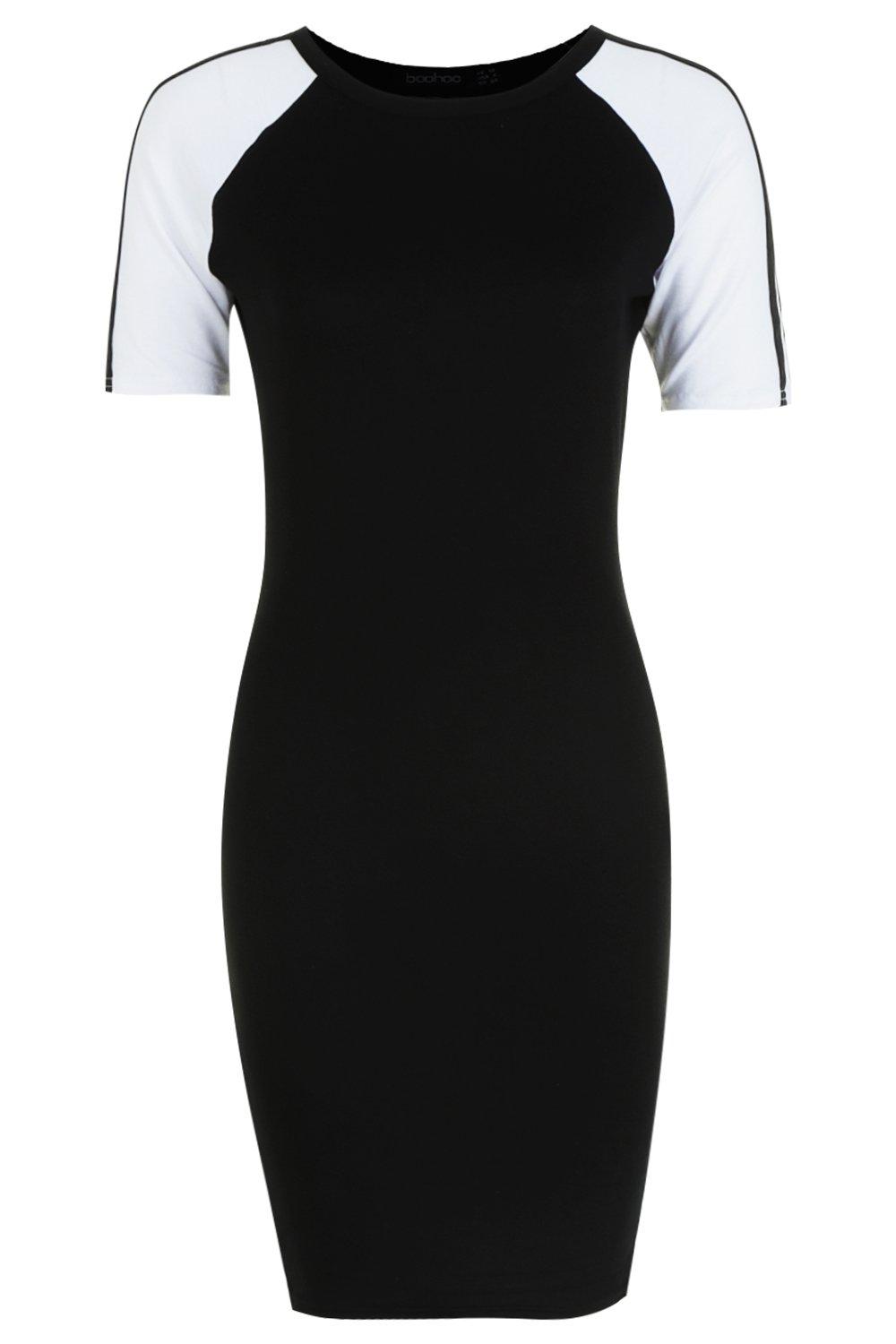 white bodycon tshirt dress