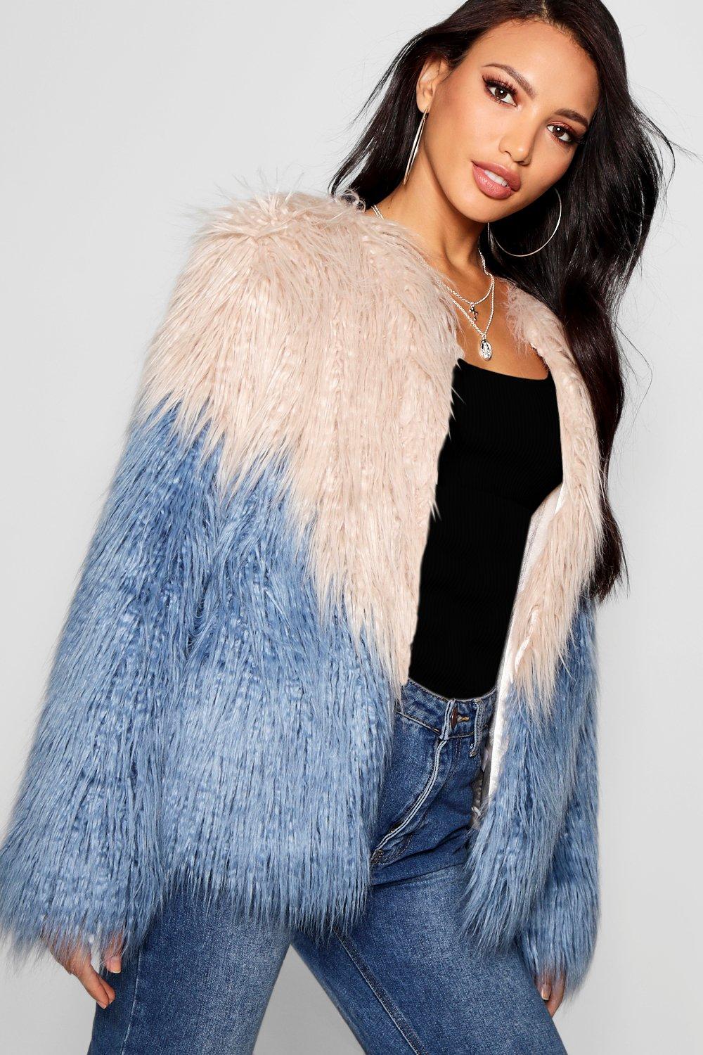 mongolian faux fur jacket