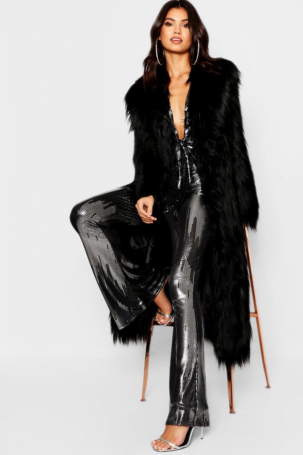 mongolian faux fur jacket